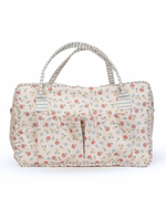 Mala GG | Florzinhas Botânicas + Listrado Azul Claro
