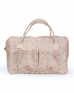 Mala GG | Floral Vichy Botânico + Listrado Rose