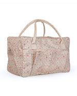 Mala GG | Floral Vichy Botânico + Listrado Rose