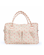 Mala GG | Floral Losango Botânico + Listrado Rose