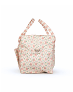 Mala GG | Floral Losango Botânico + Listrado Rose