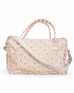 Mala GG | Floral Losango Botânico + Listrado Rose