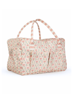 Mala GG | Floral Losango Botânico + Listrado Rose