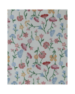 Bolsa Bolsos | Floral Botânico + Listrado Azul Claro