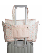 Bolsa Bolsos | Floral Vichy Botânico + Listrado Rose