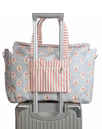 Bolsa Bolsos | Floral Listrado Botânico + Listrado Vermelho