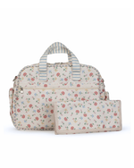 Bolsa Baby | Florzinhas Botânicas + Listrado Azul Claro