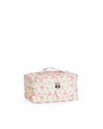 Necessaire Frasqueira | Floral Losango Botânico + Listrado Rose
