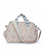 Bolsa Baby | Floral Botânico + Listrado Azul Claro