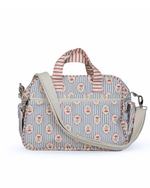 Bolsa Baby | Floral Listrado Botânico + Listrado Vermelho