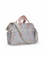 Bolsa Baby | Floral Listrado Botânico + Listrado Vermelho