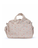 Bolsa Baby | Floral Vichy Botânico + Listrado Rose