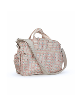 Bolsa Baby | Floral Vichy Botânico + Listrado Rose