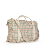 Bolsa Trip | Xadrez 2 Cores Verde Menta E Rose + Listrado Rose