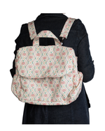 Bolsa Baby Passeio | Floral Losango Botânico