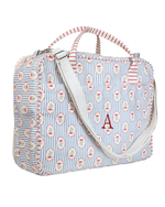 Mala Baby | Floral Listrado Botânico + Listrado Vermelho