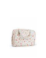 Necessaire Malinha | Florzinhas Botânicas + Listrado Azul Claro