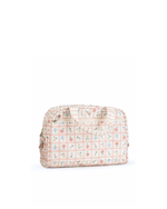 Necessaire Malinha | Floral Vichy Botânico + Listrado Rose