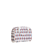 Necessaire Malinha | Losango Azul Claro E Terra