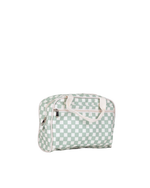 Necessaire Malinha | Quadradinhos Verde Menta