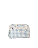 Necessaire Malinha | Xadrez Azul Claro