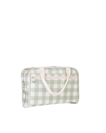 Necessaire Malinha | Xadrez Verde Menta