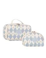 Necessaire Remédios | Losango Azul Claro