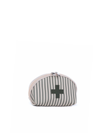 Necessaire Remédios | Listrado Verde Escuro