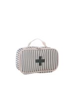 Necessaire Remédios | Listrado Verde Escuro
