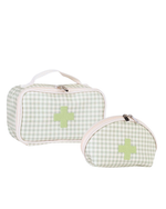 Necessaire Remédios | Xadrez Verde Menta