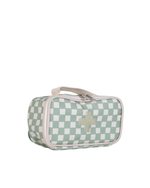 Necessaire Remédios | Quadradinhos Verde Menta