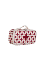 Necessaire Remédios | Mini Losango Vinho E Rose