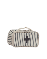 Necessaire Remédios | Listrado Cinza Chumbo