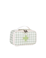 Necessaire Remédios | Xadrez Verde menta