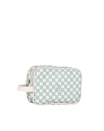 Necessaire Estojo | Quadradinhos Verde Menta
