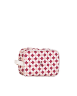 Necessaire Estojo | Mini Losango Vinho E Rose