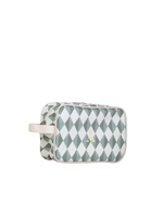 Necessaire Estojo | Losango Verde Escuro E Verde Menta