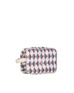 Necessaire Estojo | Losango Azul Claro E Terra