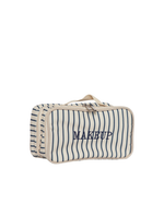 Necessaire Maquiagem Dupla | Listrado Azul Marinho