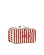 Necessaire Maquiagem Dupla | Listrado Vermelho