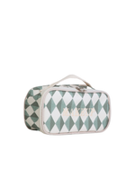 Necessaire Maquiagem | Losango Verde Escuro E Verde Menta