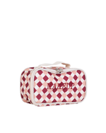 Necessaire Maquiagem | Mini Losango Vinho E Rose