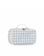 Necessaire Maquiagem | Xadrez Azul Claro