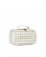 Necessaire Maquiagem | Xadrez Verde Menta