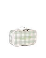 Necessaire Maquiagem | Xadrez Verde Menta