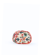 Necessaire Meia Lua | Collab Mobiletti - Estampa + Listrado Rosa E Vermelho