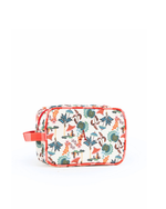 Necessaire Estojo | Collab Mobiletti - Estampa + Listrado Rosa E Vermelho