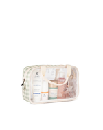 Necessaire Com Visor | Xadrez Verde Menta