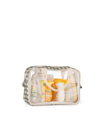 Necessaire Com Visor | Xadrez Verde Escuro