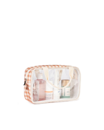 Necessaire Com Visor | Xadrez Terracota